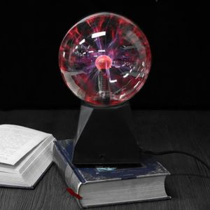TROUSSE MANUCURE IY32713-6'' Magique Lampe Boule à Plasma Détecteur Tactile Lumière Décor Jouet Cadeau