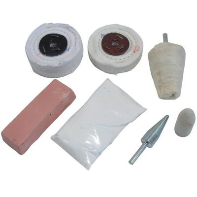 Alésage 20 Mm BomDog Roue De Polissage, Disques À Lamelles 1 Pièce, Roue De Polissage Des Voies Respiratoires En Coton/A/150Mmx22Mm Accessoire Polissage Composé à Polir