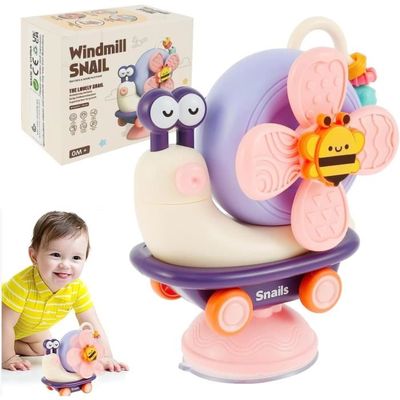 Jouet Chaise Haute Musical Ballery – Ventouse Grenouille 2en1 – Dès 6 Mois