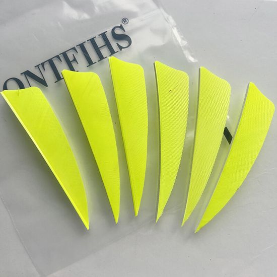 Lot De 20 Plumes De Flèche En Plume De Dinde – 3 Pouces, Aile Droite, Vertes, Pour Tir à L'arc Et Customisation DIY