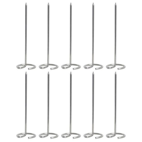 Brochettes En Acier Inoxydable - Lot De 6 - Longueur 40 Cm - Pour Barbecues Et Grillades - Réutilisables Et Faciles à Nettoyer