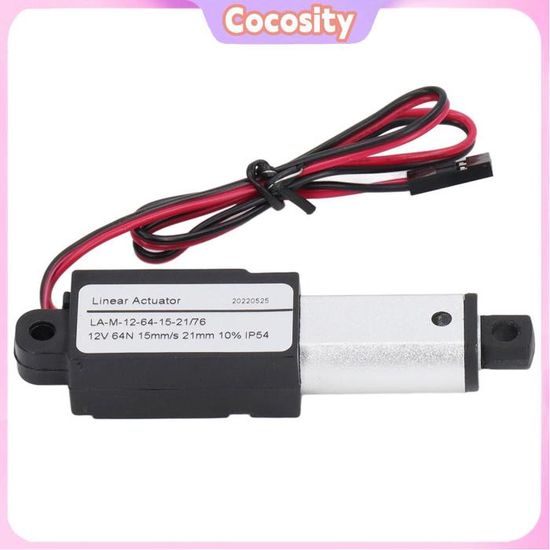 Micro Moteur 12V Course 10mm Actionneur Linéaire électrique BigKing 12V - Compact Et Puissant Pour Machines Agricoles Et Automatismes Micro Moteur Linéaire Aluminium