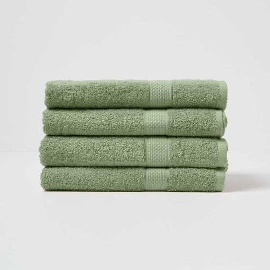 Ensemble de 3 Serviettes de Bain en Coton Absorbantes et