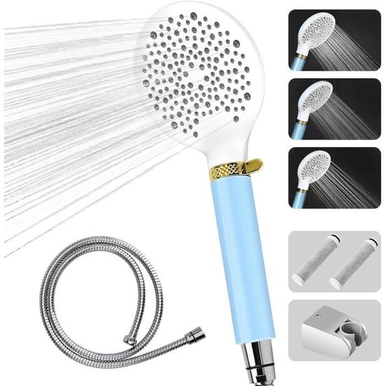 Pommeau De Douche Filtrant 20 Couches, Haute Pression, 3 Modes De Pulverisation Pommeaux De Douche De Salle De Bain 87265847 Pommeau De Douche Filtrant 20 Couches, Haute Pression, 3 Modes De Pulverisation Pommeaux De Douche De Salle De Bain 87265847