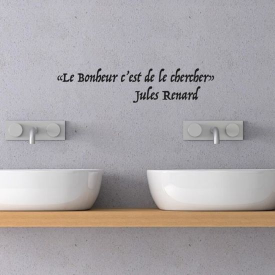 Stickers Citation Jules Renard Bonheurnoir 25 7 X 1 Cm Achat Vente Stickers Bientot Le Black Friday Cdiscount Stickers Citation Jules Renard Bonheurnoir 25 7 X 1 Cm Achat Vente Stickers Bientot Le Black Friday Cdiscount