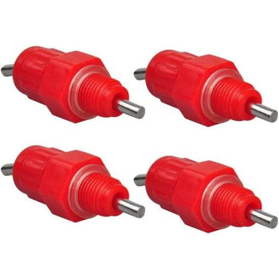 Lot De 20 Tétines Abreuvoir Automatique Pour Volaille – Pour Poules, Canards, Oies – Filetage 1/8”