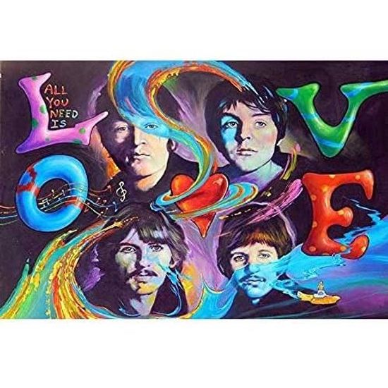 The Beatles Peinture Art Dessin Peinture par numéros Kit Bricolage 