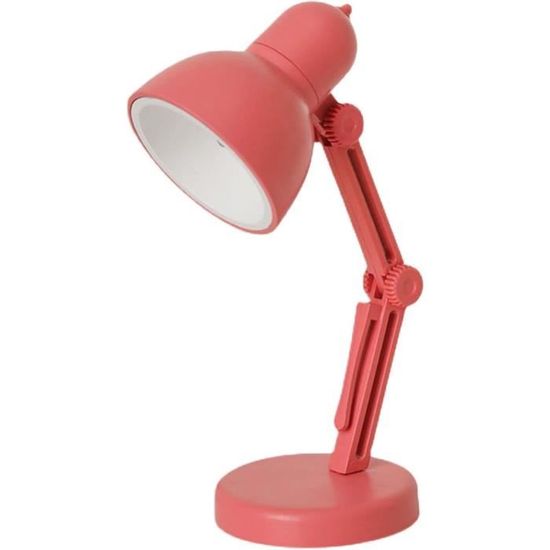 Lampe de Table à Pince Liseuse LED Chevet Bras Flexible Verre Bleu
