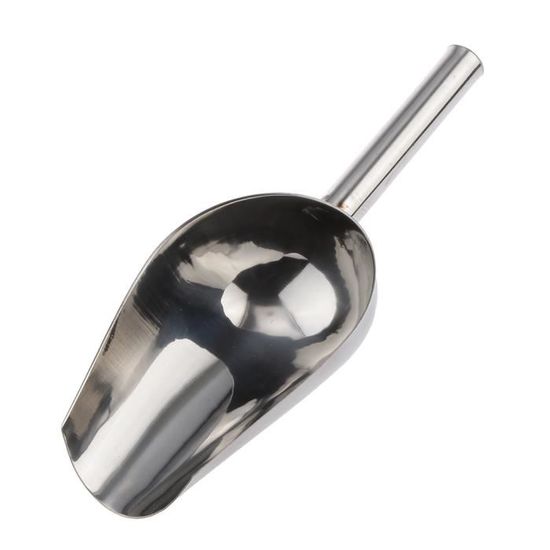 4 Pelles En Inox 19cm - Pelle à Glace, Farine, Sucre Pour Cuisine Et Bar