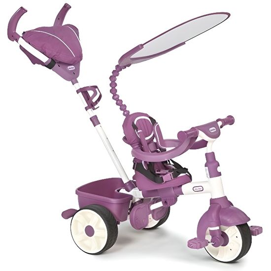 LITTLE TIKES Tricycle Evolutif 4 en 1 Sports Edition Rose/Blanc