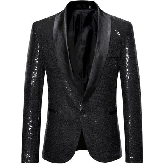 Veste de costume à paillettes pour homme - Veste de costume pour affaires,  mariage, hiver, fête, pots, costume d'affaires - Doré Or - Cdiscount  Prêt-à-Porter