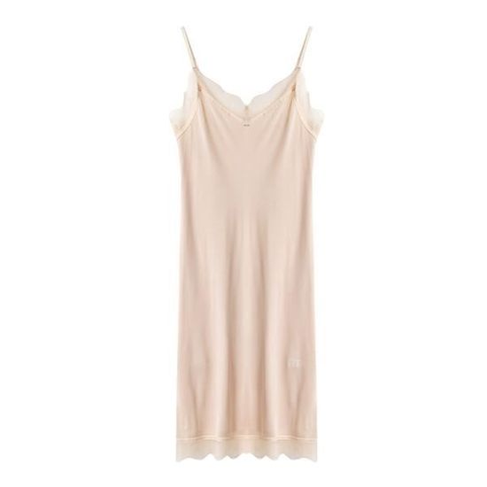 Jupon Sous-robe Femme Modal - Bretelles Réglables - Taille S-2XL - Multi-usages