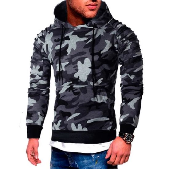 Sweat à Capuche Homme - Chaud, Doux Et Stylé Avec Poche Kangourou