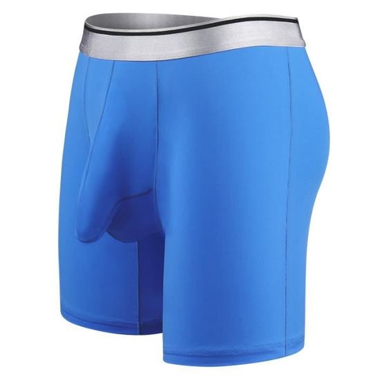 Lot Boxers Homme Longs Anti-Frottement Taille XL à 9XL - Soie Glacée Respirante, Évacuation Humidité, Confort Quotidien