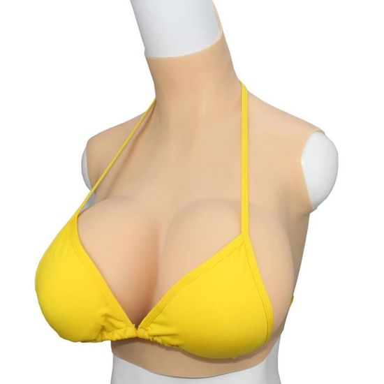 Faux Seins En Silicone Pour Travesti/cosplay - Taille B à H - Remplissage Gel Ou Coton - Réaliste
