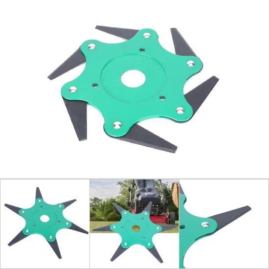 2 Têtes De Coupe-herbe En Fil D'acier - 15 Cm, Universelles Pour Plateau De Tondeuse