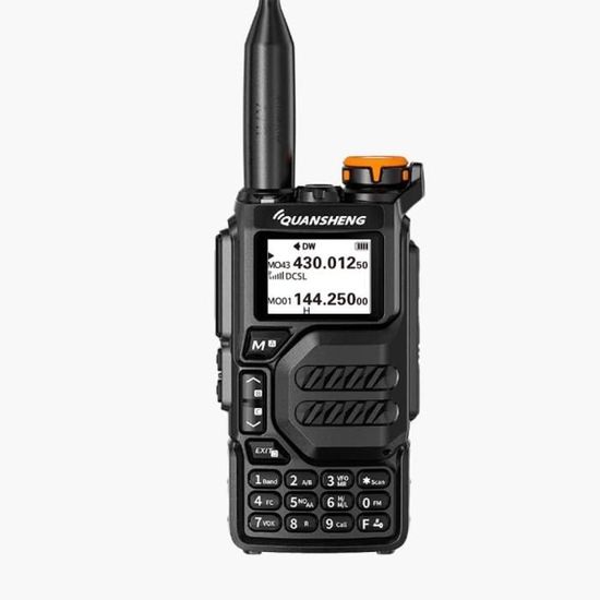 JUCJET UV-K5 Talkies-Walkies Double Bande 2 Pièces - Avec Écouteurs Et Station Charge - 5W
