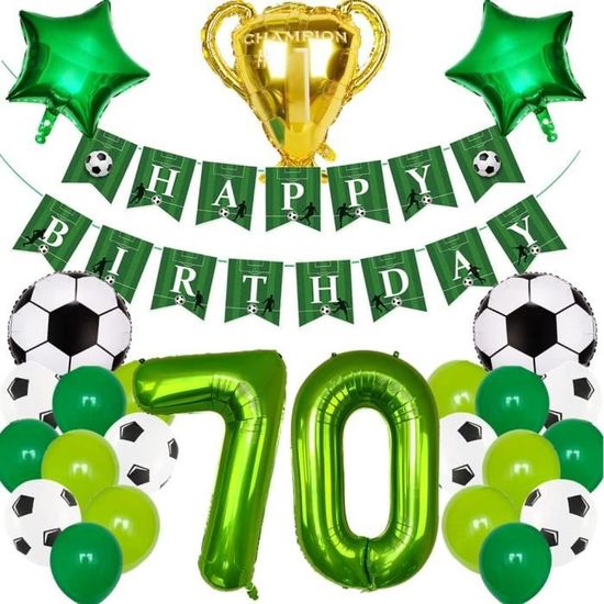 Kreat4joy Décorations De Fête D'anniversaire Sur Le Thème Du Football