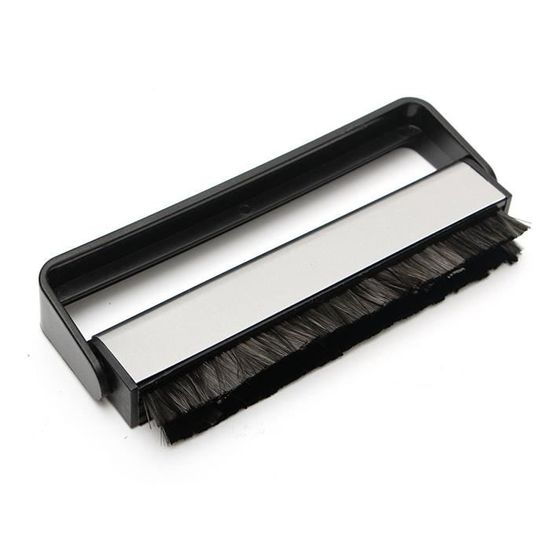 Brosse à Vinyle Premium Am Bros – Velours Ultra-Doux Anti-Statique, Manche Zelkova Japonais – Garantie 10 Ans