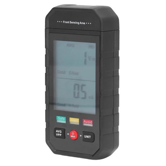 Détecteur Portable EMF/Gauss Numérique - Mesure Rayonnement électromagnétique 0-20+ MGauss, Fréquence 30-20k Hz