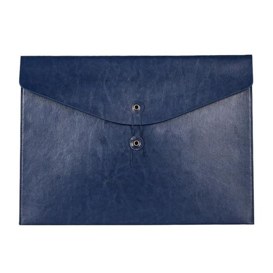 POCHETTE PLASTIQUE,T3--dossier en cuir A4, sac de dossier Horizontal-Vertical pour billets de 