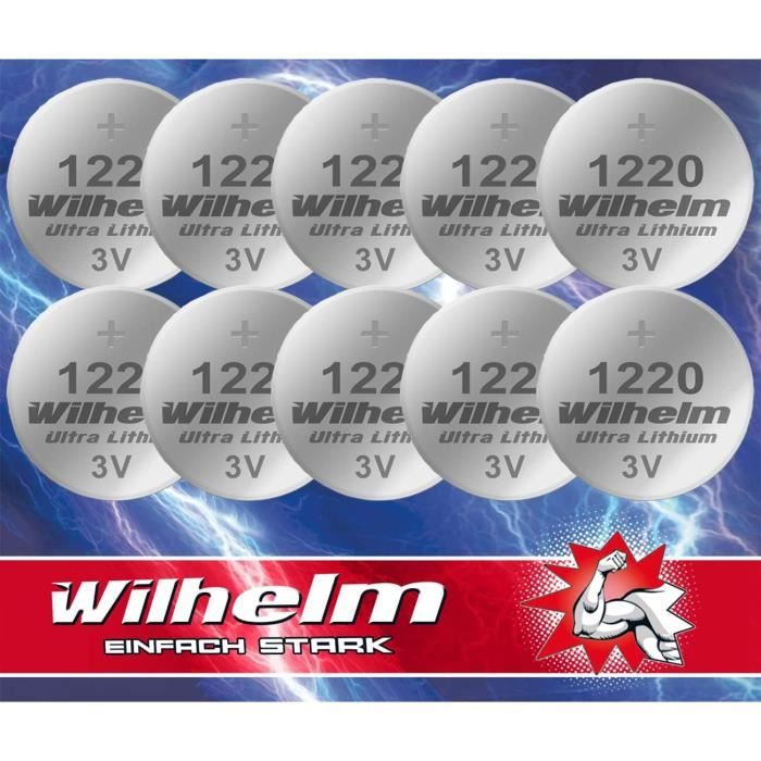SIMPLETEK Batteria BIOS CR1220 - 3V 40mAh Per CMOS E Orologio - Sostituzione Per Computer Portatili E Desktop
