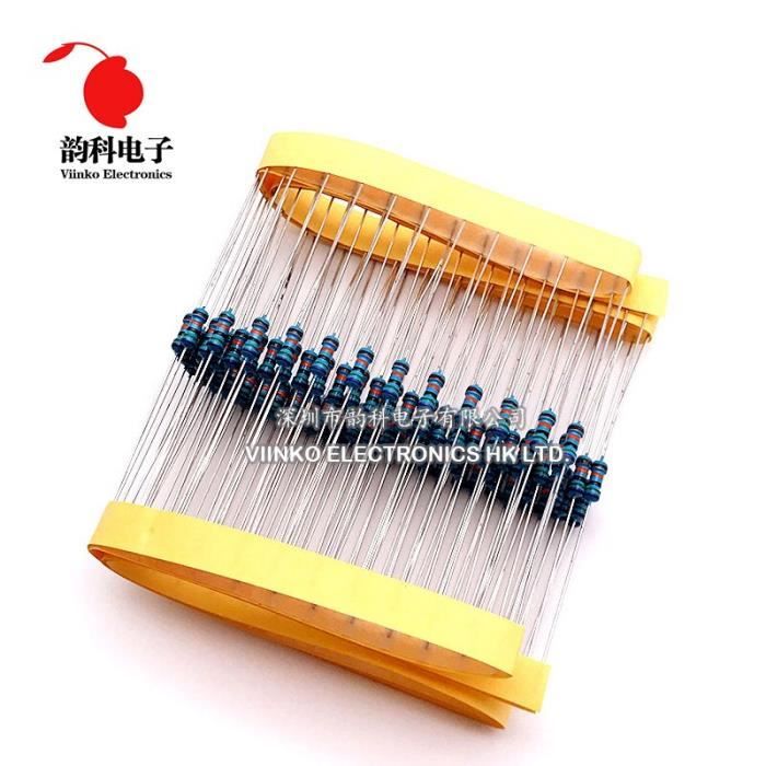 Résistances Film Métal 100k Ohm ±5% - Lot De 20 Pièces - Marque Switch Electronics - Neuf