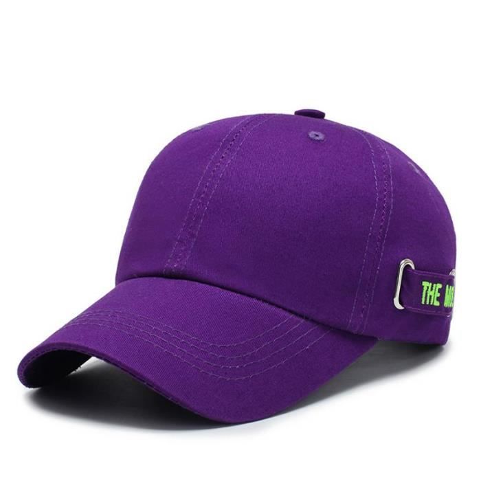 Casquette De Baseball Tout-Match A La Mode Violet1