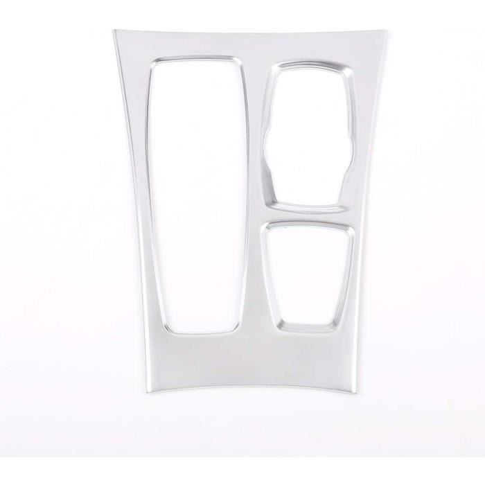 Conduite à gauche argent mat ABS Chrome pour BMW X5 X6 E70 E71 2010 2011 2012 2013 Console centrale de voiture accessoires