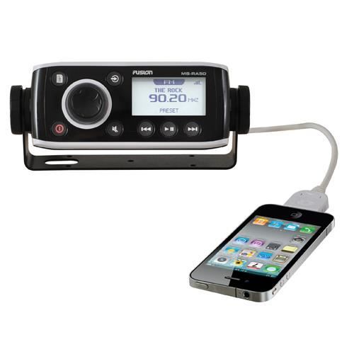 Autoradio Marine Stéréo 2X40W Compatible iPhone