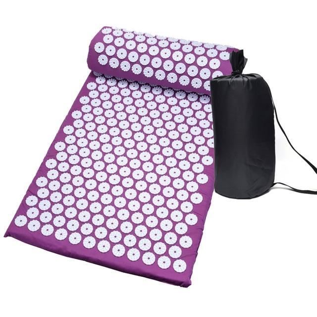 Zencart Masseur Chaud 26*17 Pouces Tapis De Massage Acupression Soulager La Douleur Du Corps Du Dos Relax Spike Mat Acupuncture Mass