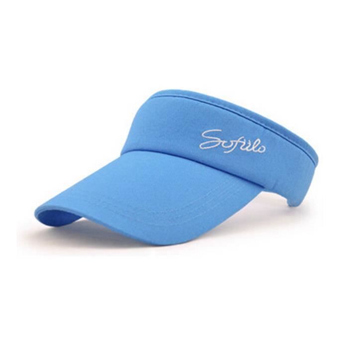 Hommes/Femmes Mode Sport Cap capeline visière, réglables tennis Chapeaux, Wathet