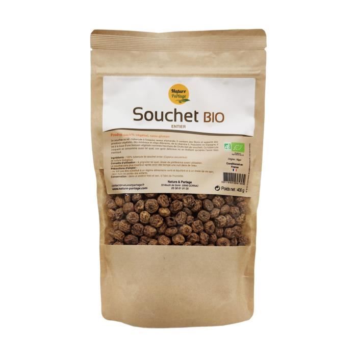 NATURE ET PARTAGE - Souchet entier Bio 400 g