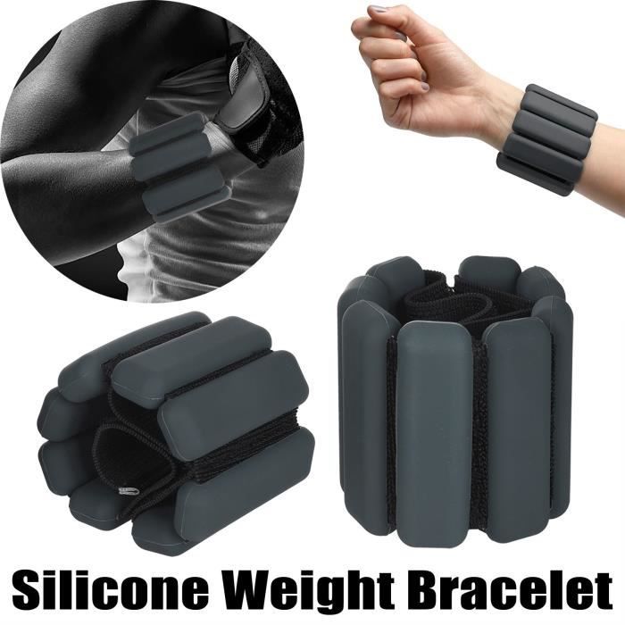 Poids du poignet de musculation Bracelet de poids portable Équipement de fitness 2Pcs 020