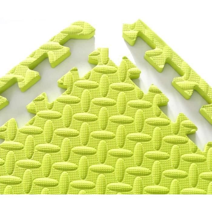 Puzzles de sol WAJIEFD Tapis Mousse Enfant Exercice Interverrouillage Sol Carrelage Accueil Chambre Tapis Bébé Antidérap 320166
