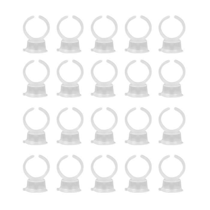 20 pièces tasse d'encre tatouage clamshell anneau sourcil et outil de ligne des TATOUAGES - BIJOUX DE CORPS - BIJOUX DE CHEVEUX