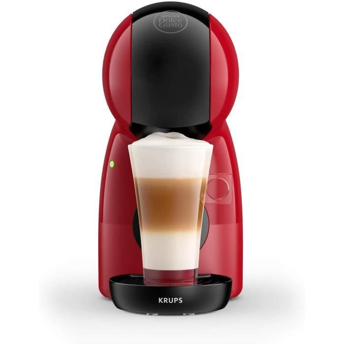 Krups Nescafé Dolce Gusto Piccolo XS rouge, Machine à café ultra compact, Cafetière à dosette, Multi-boissons, Intuitive, Pressi147