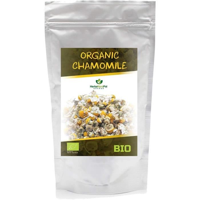 Camomille, Thé à la camomille, Fleurs de camomille séchées, Camomille pour infusion, Thé bio, Matricaria chamomilla 300G