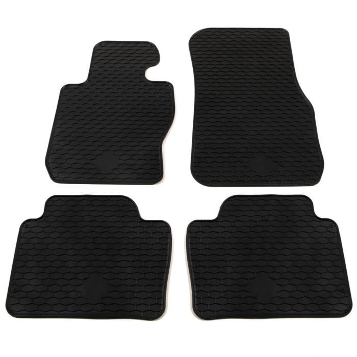 Tapis de voiture sur mesure 4pcs Tapis d'auto Tapis de sol Caoutchouc BMW Série 3 Série 4