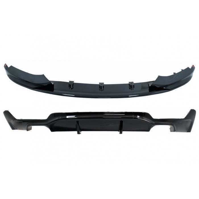 Spoiler Lip pour BMW F32 F33 F36 Coupé Cabrio Grand Coupé 13-03.19 Diffuseur double