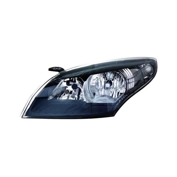 Phare avant gauche H7/H7 noir Renault Megane 3 phase 2 2012-2014 11815901