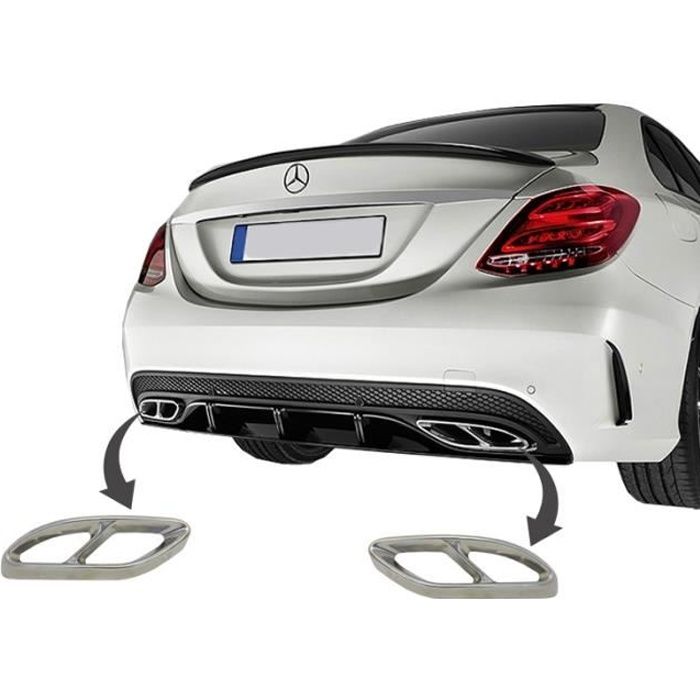 Ornements Silencieux Conseils Pour Mercedes Benz C-Classe W205 C-Classe S65 E65 GLE W166 X166 GLC W253 Sport AMG Design