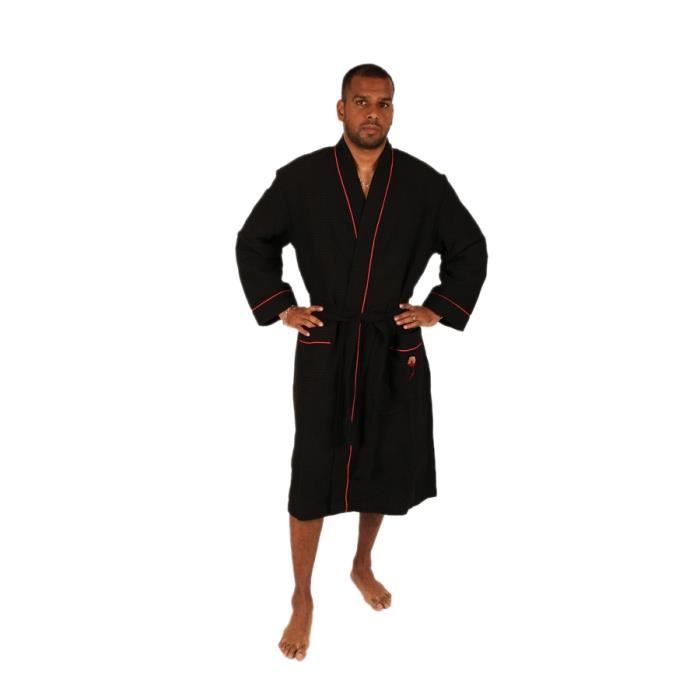 Peignoir homme grande taille en nid d'abeille XS à 8XL