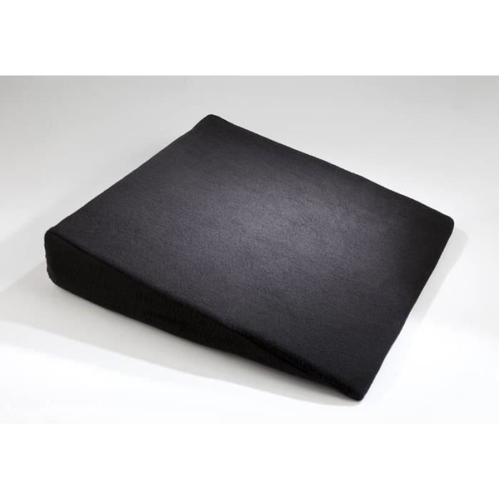 Coussin de siège à coins - compense la taille du corps - 35 x 38 x 8,5 cm