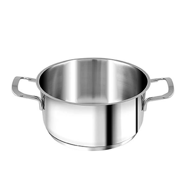 H & H en acier Casserole elodie induction fond 2 poignées 16 lt1,8 Pots Cuisine