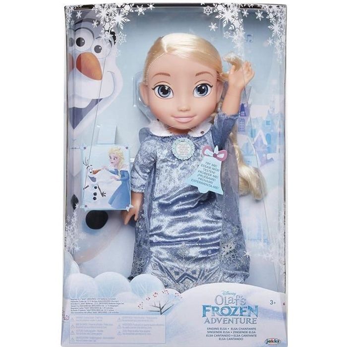 Poupee Jakks Pacific 72536 Chanson d'hiver avec Elsa la Reine des Neiges. En anglais