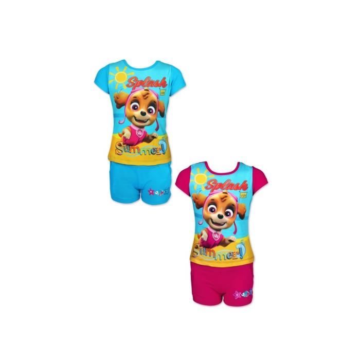 Ensemble t-shirt + short Pat Patrouille