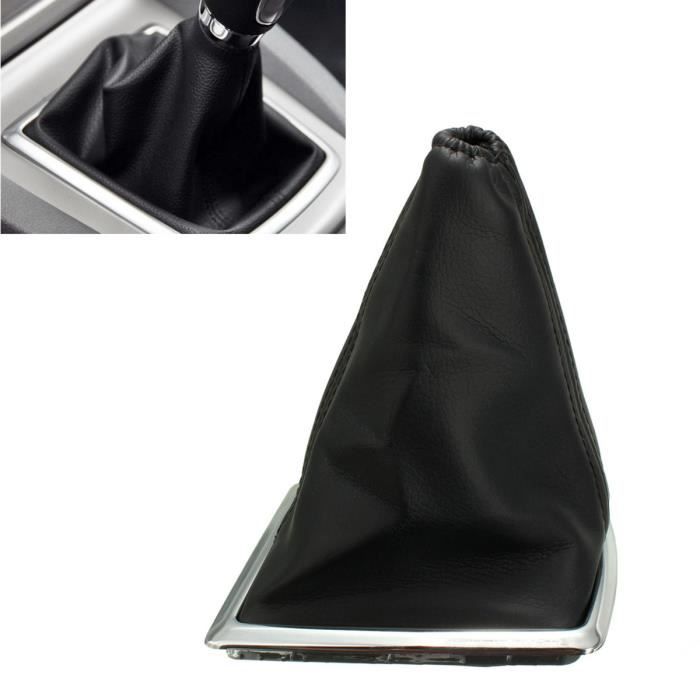 U SOUFFLET LEVIER DE VITESSE+ CADRE CHROME POUR FORD FOCUS 2005-2012