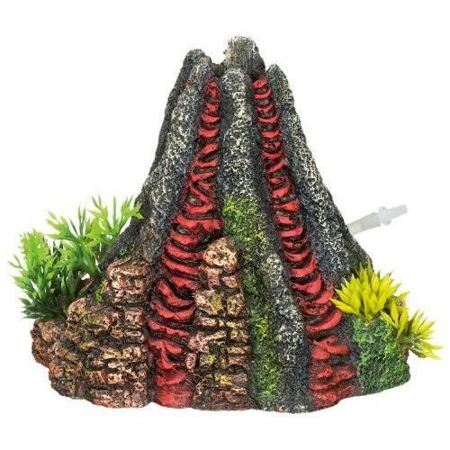 Nobby 28336 Décoration pour aquarium Volcan avec plantes 14 x 13 x 12,5 cm