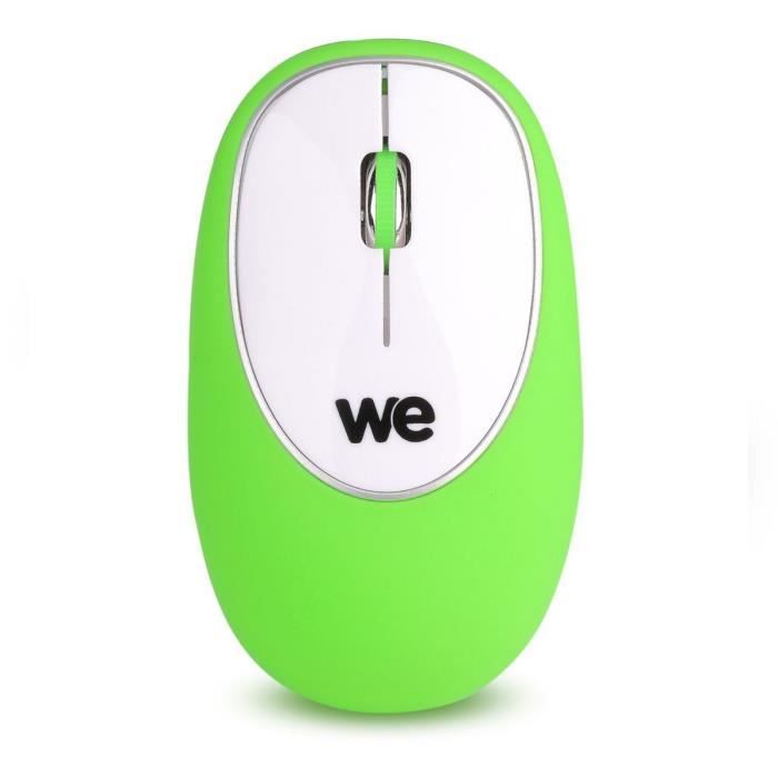 Souris WE sans fil VERT Anti Stress